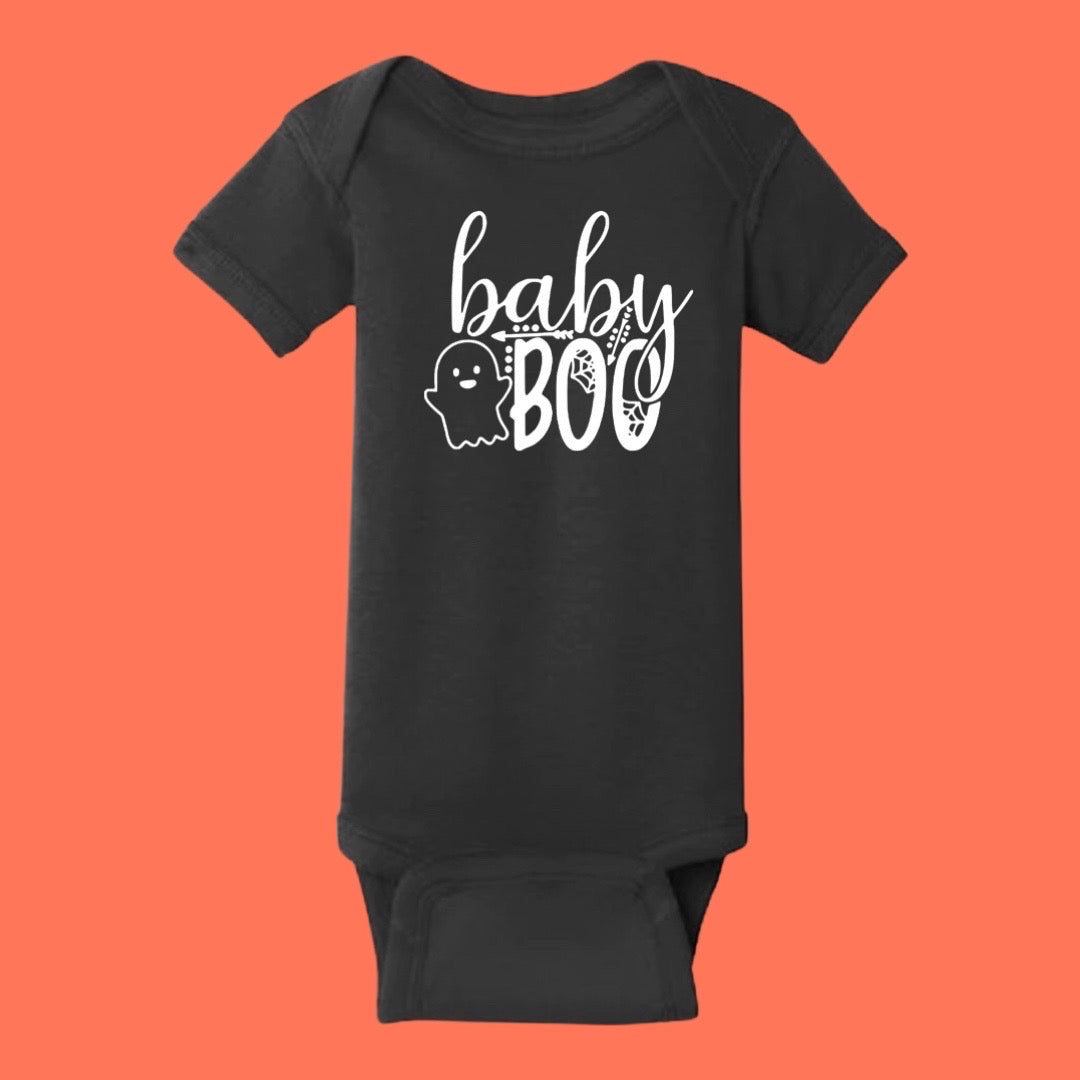 Baby Boo - Black Baby Bodysuit