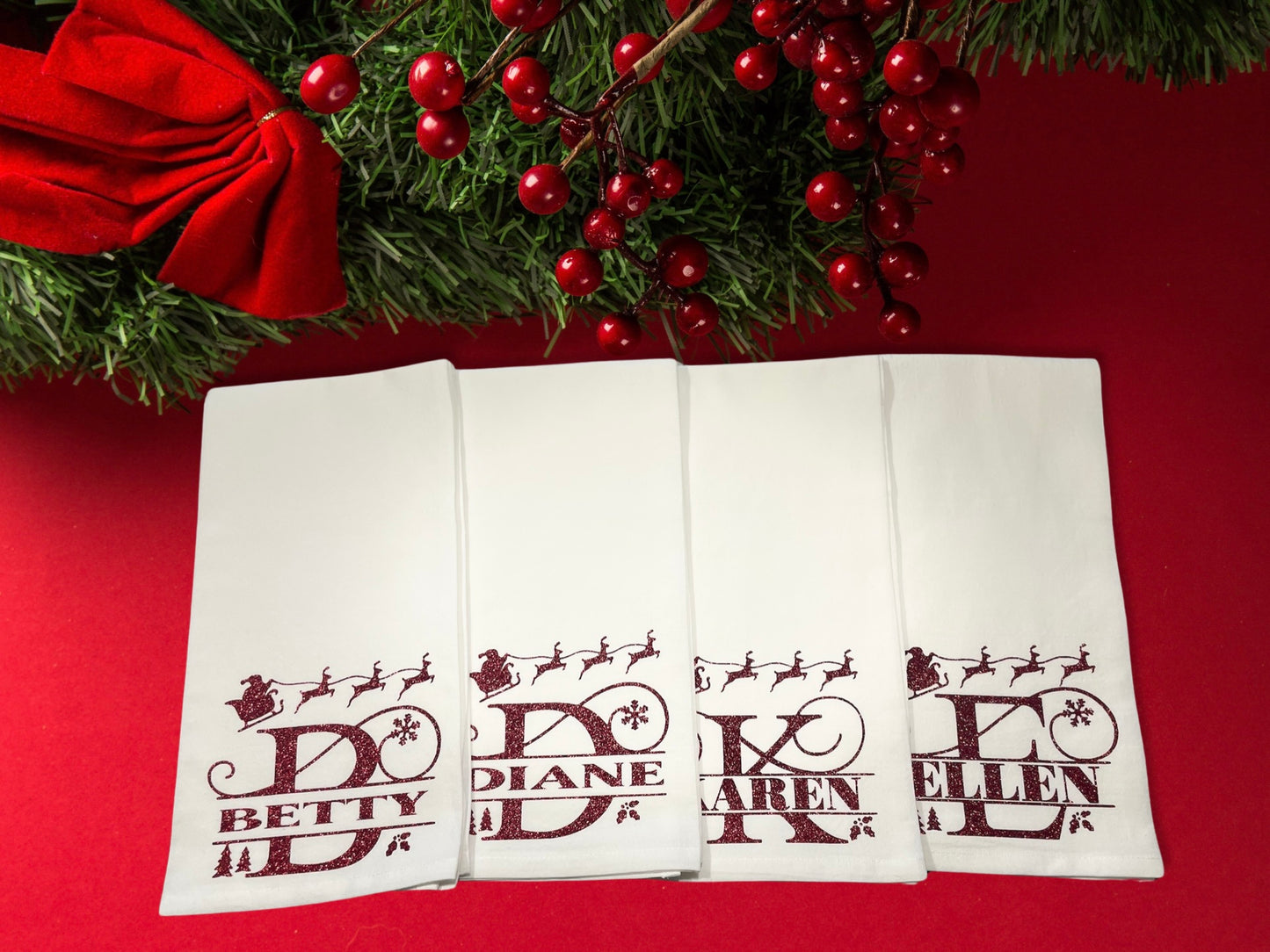 Christmas Personalized - Kitchen Towel