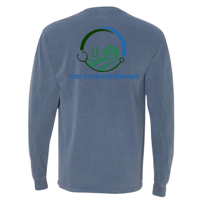 Long Sleeve Pocket T-Shirt with Back Logo