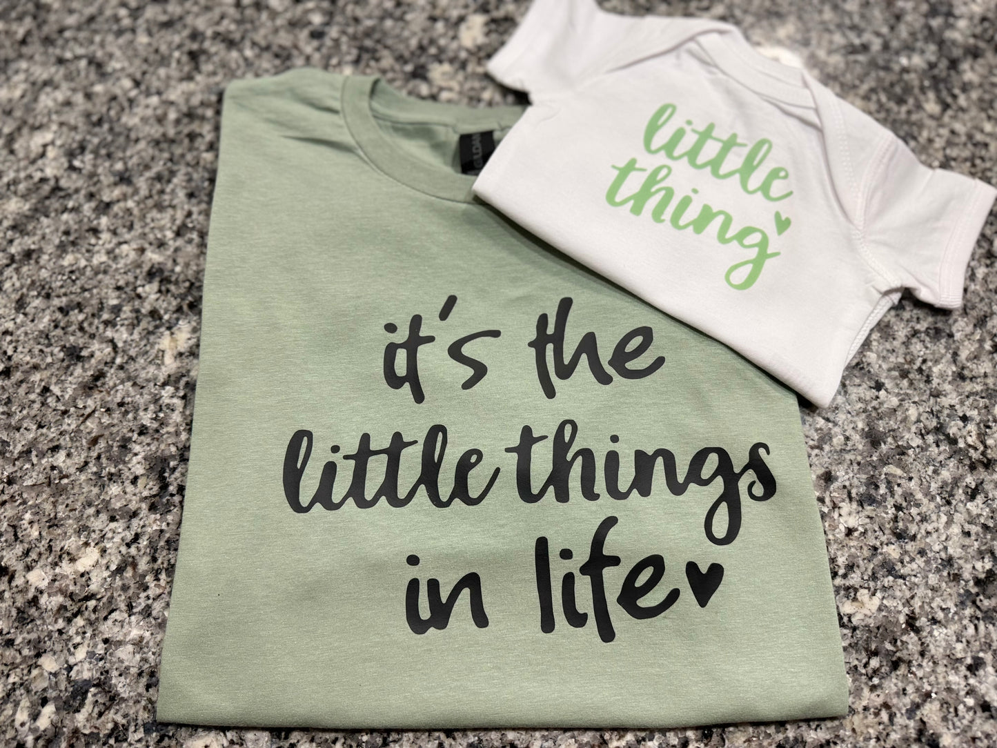 It’s The Little Things In Life/Little Thing Shirt and Body Suit Bundle