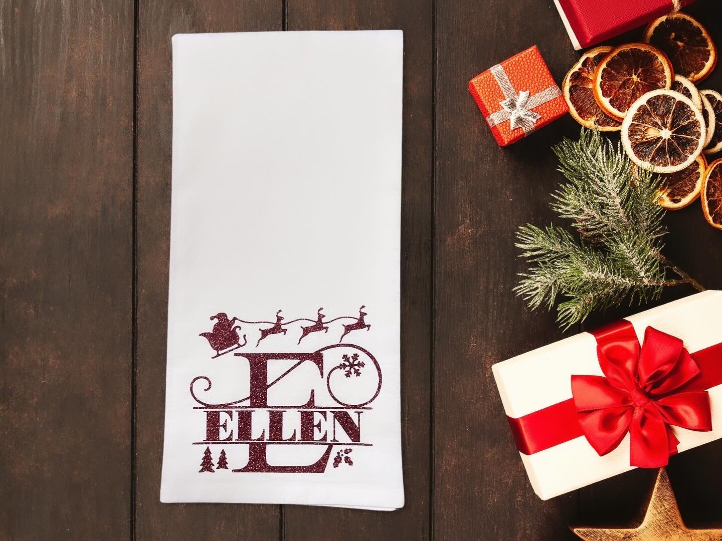 Christmas Personalized - Kitchen Towel