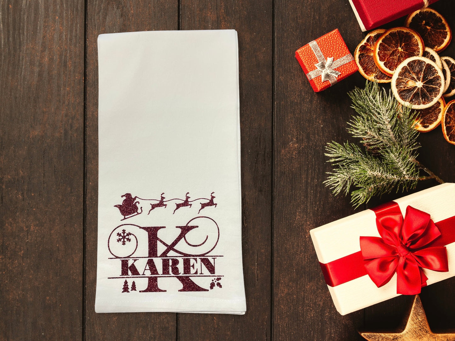 Christmas Personalized - Kitchen Towel