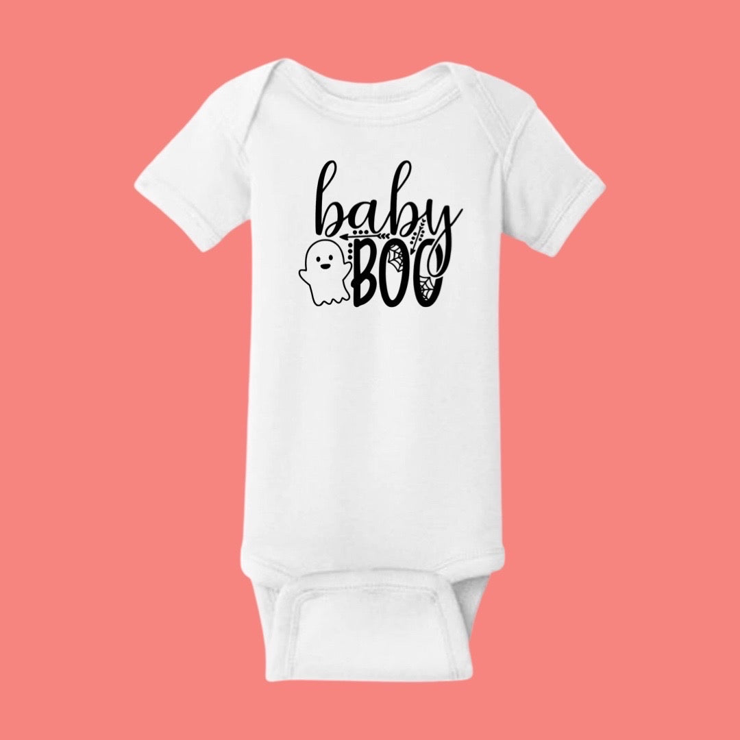 Baby Boo - White Baby Bodysuit