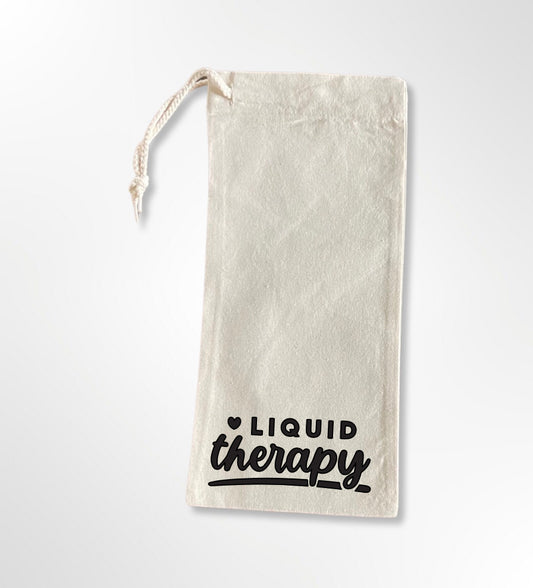 Liquid Therapy - Option 2 - Drawstring Wine Tote