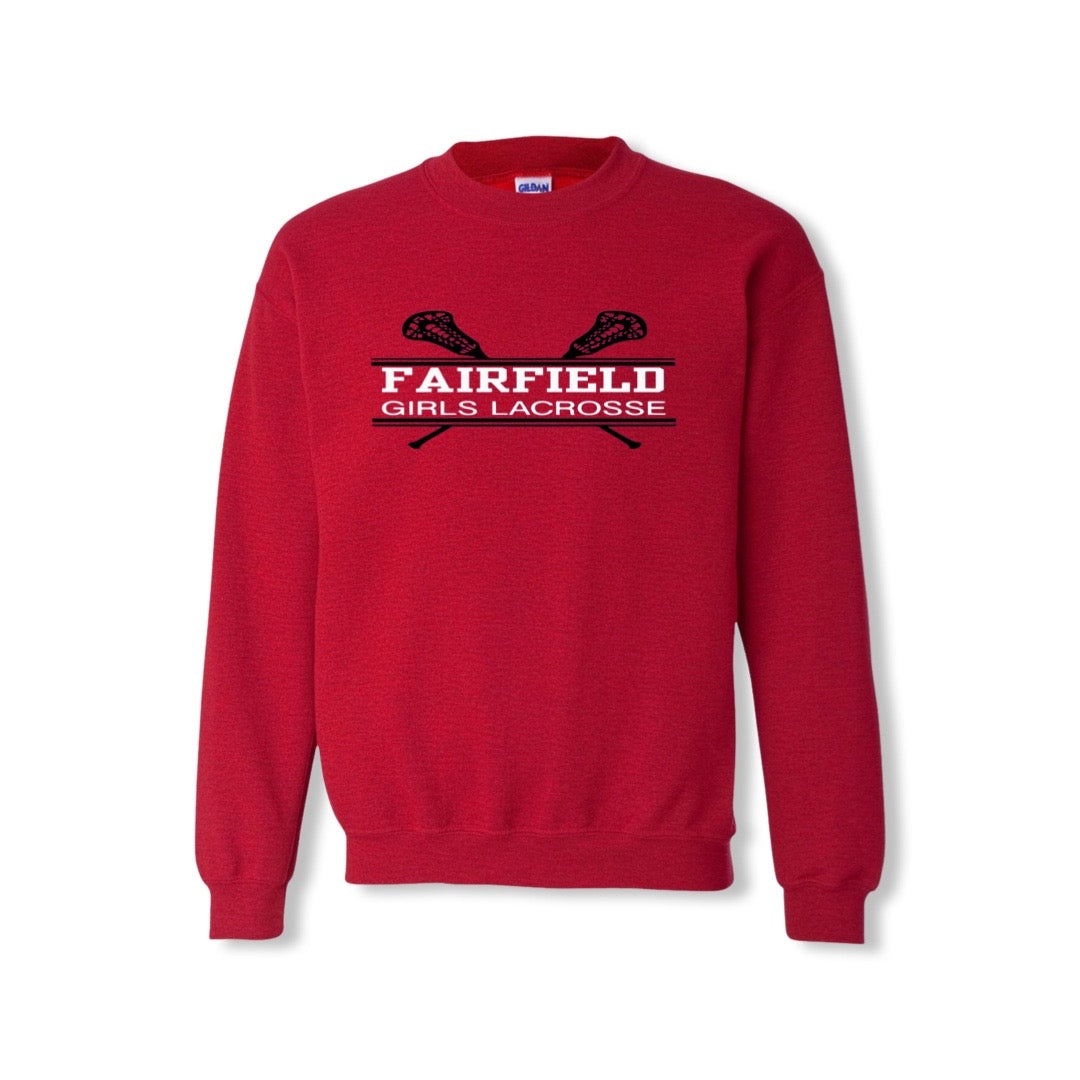 Fairfield - Red Unisex Crewneck