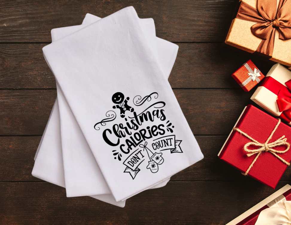 Christmas Calories Don't Count - Towel