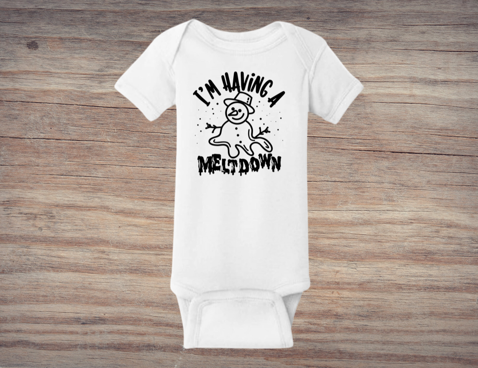 I'm Having a Meltdown - Baby Bodysuit