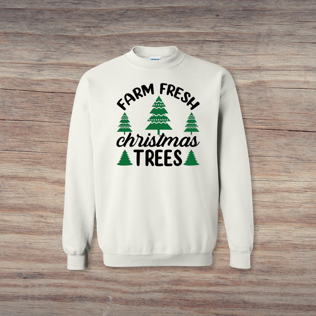 Fresh Farm Christmas Trees -  Crewneck