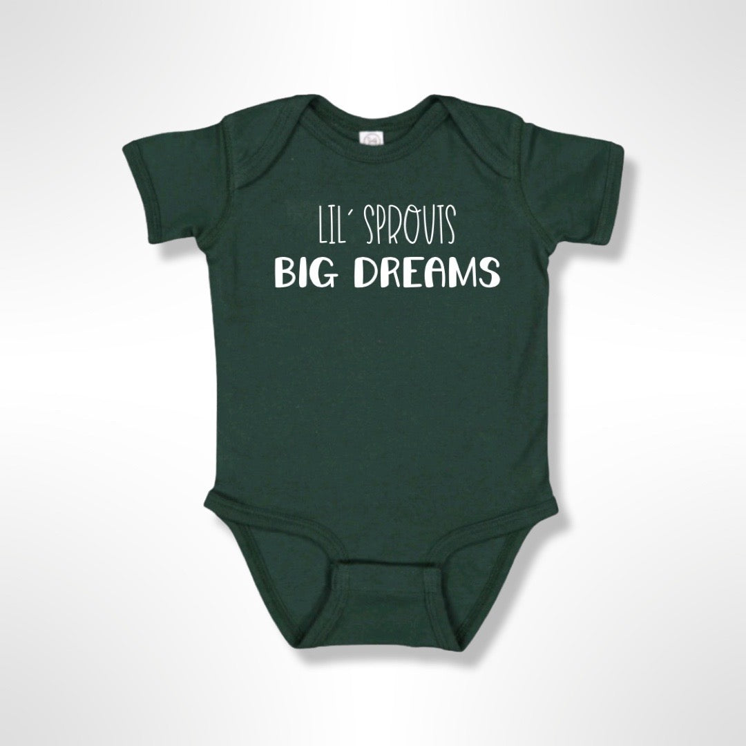 Little Spouts Big Dreams - Baby Bodysuit