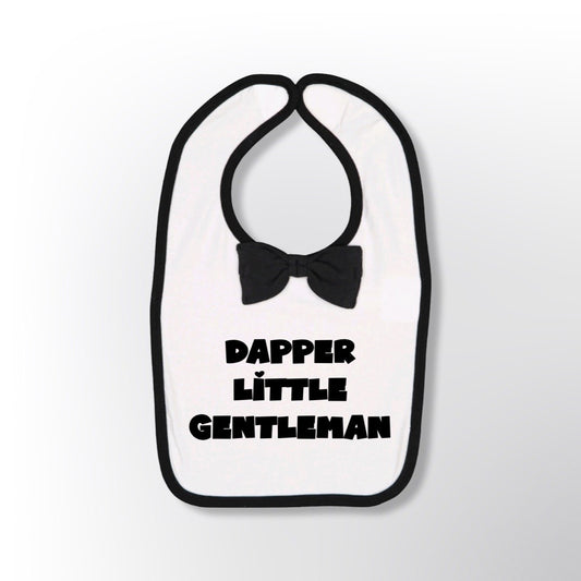 Dapper Little Gentleman - Style 2- Baby Bib