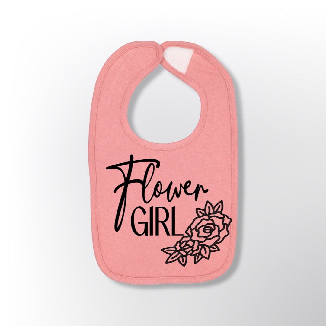 Flower Girl - Baby Bib