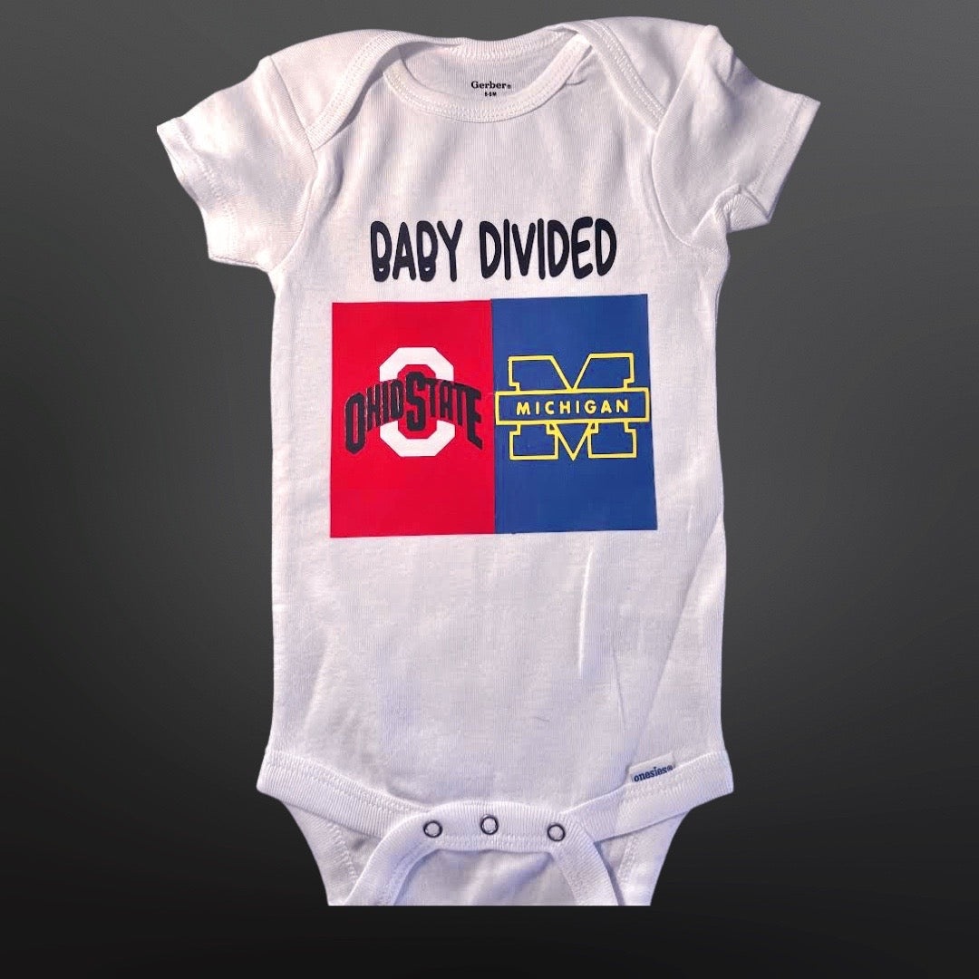 House Divided Customized Baby Bodysuit