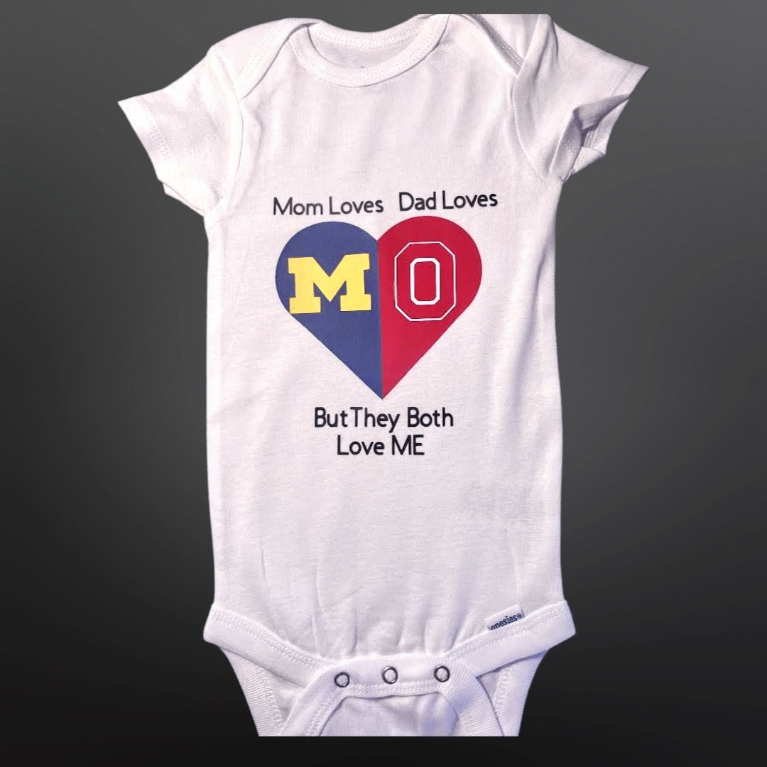 House Divided Customized Baby Bodysuit