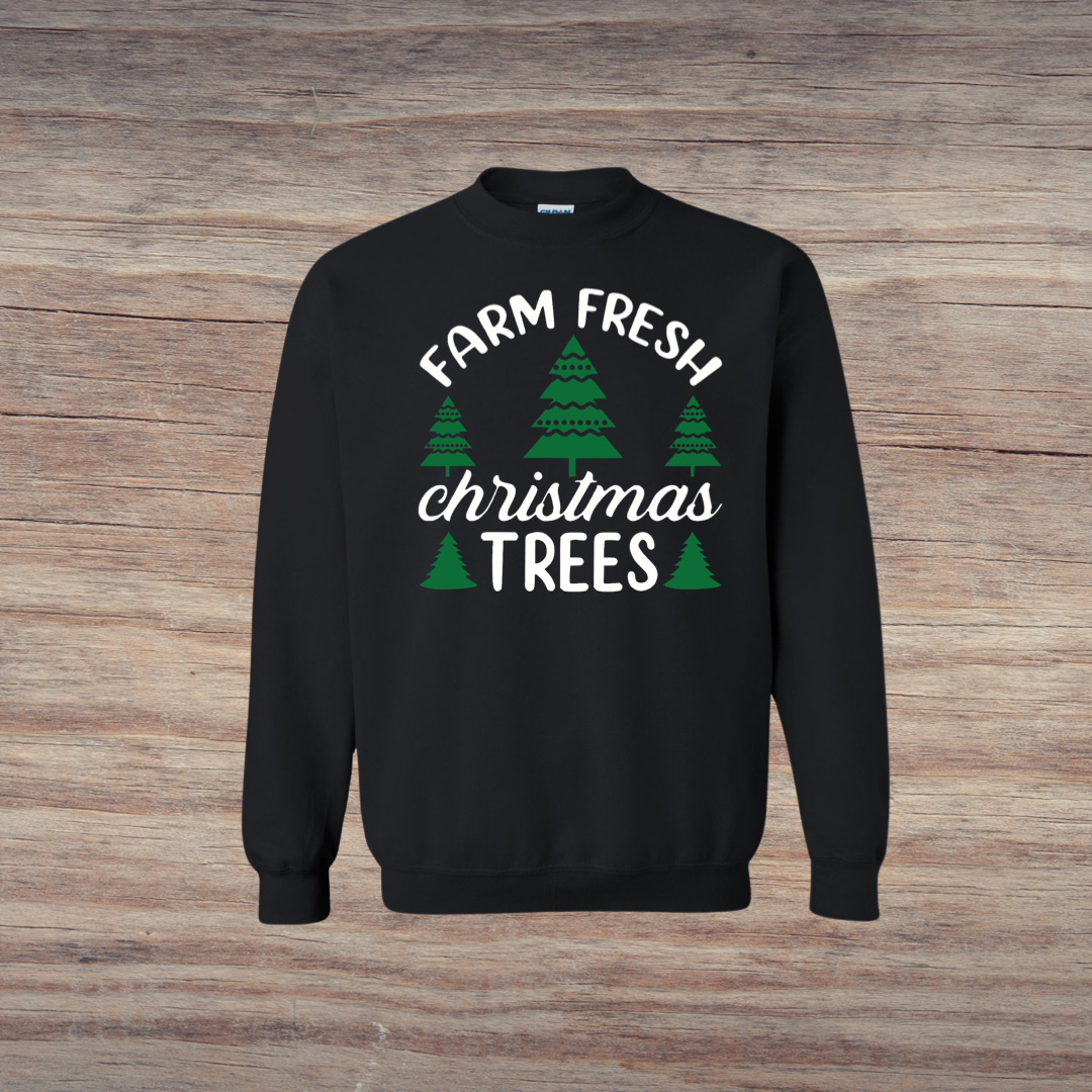 Fresh Farm Christmas Trees -  Crewneck