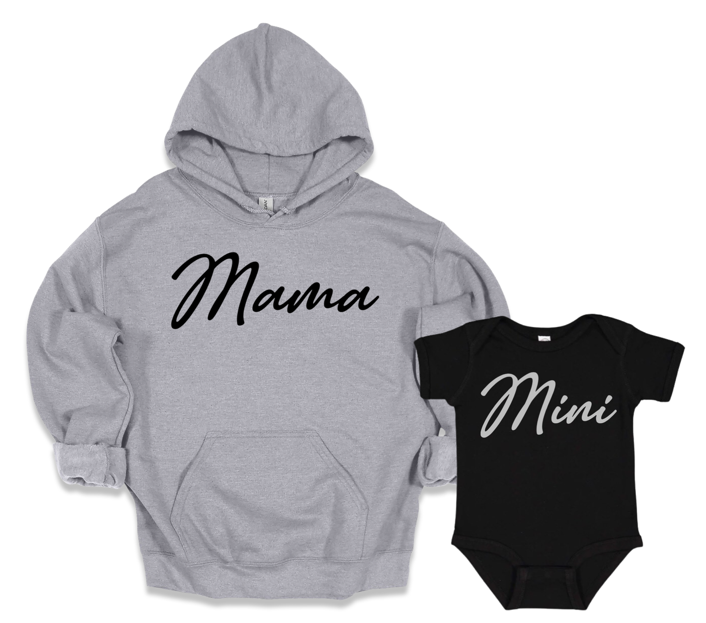 Mama Hoodie and Mini Body Suit Bundle