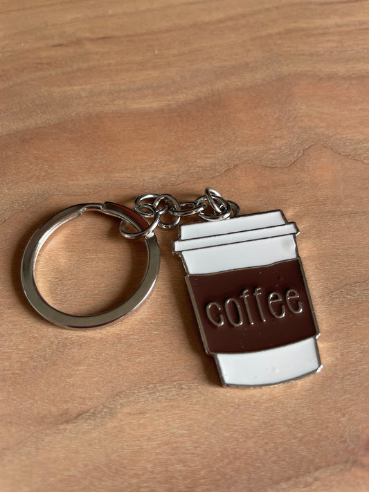 Coffee Cup Key Ring