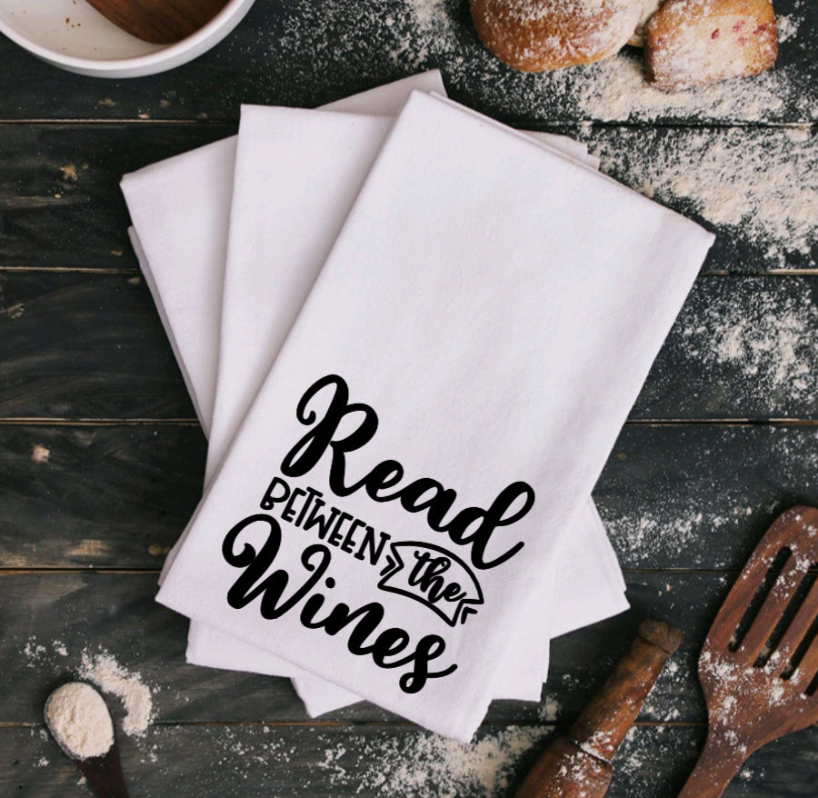 Read Between the Wines - Kitchen Towel