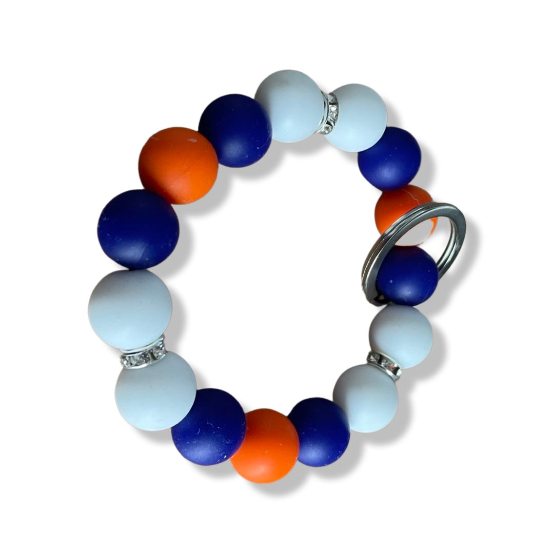 Blue, Orange and White Wrislet