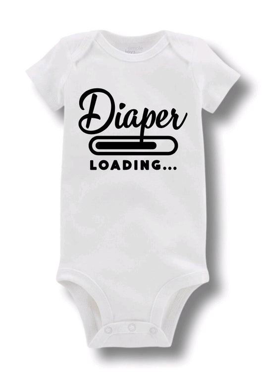 Diaper Loading - Baby Bodysuit (3 Colors)